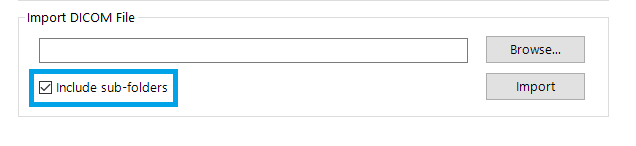 Select Include sub-folders