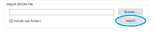 Import DICOM files